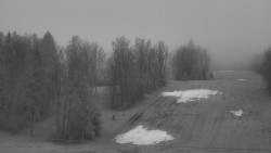 Dojezd hlavní sjezdovky