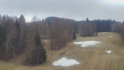 Dojezd hlavní sjezdovky