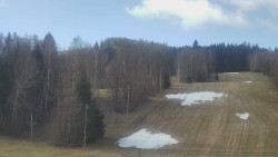 Dojezd hlavní sjezdovky