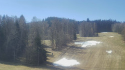 Dojezd hlavní sjezdovky