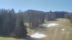 Dojezd hlavní sjezdovky