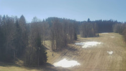 Dojezd hlavní sjezdovky