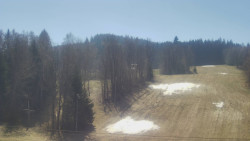 Dojezd hlavní sjezdovky