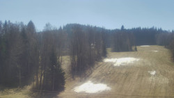 Dojezd hlavní sjezdovky