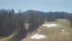 Dojezd hlavní sjezdovky