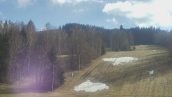 Dojezd hlavní sjezdovky