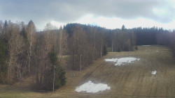 Dojezd hlavní sjezdovky