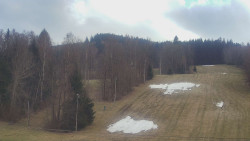 Dojezd hlavní sjezdovky