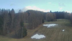 Dojezd hlavní sjezdovky