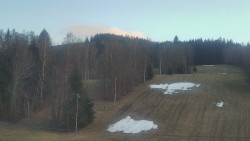 Dojezd hlavní sjezdovky