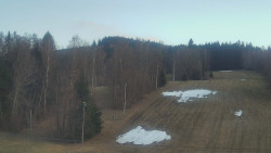 Dojezd hlavní sjezdovky