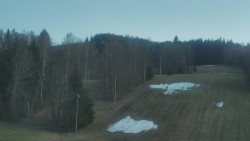 Dojezd hlavní sjezdovky