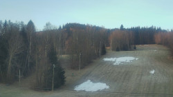 Dojezd hlavní sjezdovky