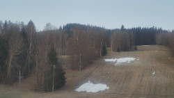 Dojezd hlavní sjezdovky