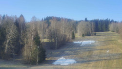 Dojezd hlavní sjezdovky