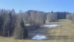 Dojezd hlavní sjezdovky