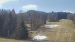 Dojezd hlavní sjezdovky