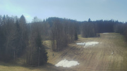 Dojezd hlavní sjezdovky