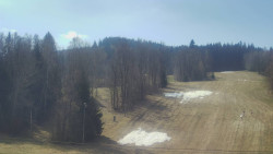 Dojezd hlavní sjezdovky