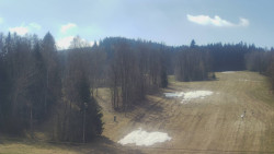 Dojezd hlavní sjezdovky