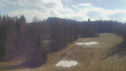 Dojezd hlavní sjezdovky