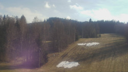 Dojezd hlavní sjezdovky