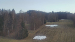 Dojezd hlavní sjezdovky