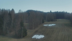 Dojezd hlavní sjezdovky