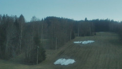 Dojezd hlavní sjezdovky