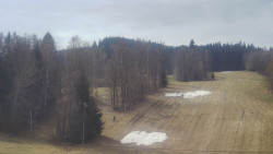 Dojezd hlavní sjezdovky