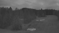 Dojezd hlavní sjezdovky