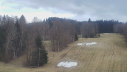 Dojezd hlavní sjezdovky