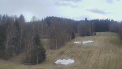 Dojezd hlavní sjezdovky