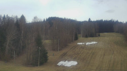 Dojezd hlavní sjezdovky