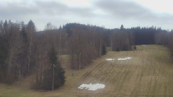 Dojezd hlavní sjezdovky