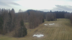 Dojezd hlavní sjezdovky