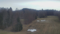 Dojezd hlavní sjezdovky