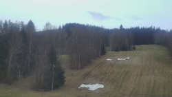 Dojezd hlavní sjezdovky