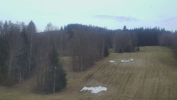 Dojezd hlavní sjezdovky