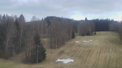 Dojezd hlavní sjezdovky