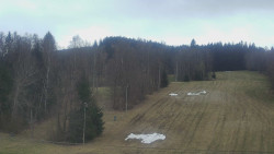 Dojezd hlavní sjezdovky