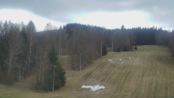 Dojezd hlavní sjezdovky