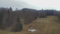 Dojezd hlavní sjezdovky