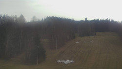 Dojezd hlavní sjezdovky