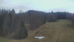 Dojezd hlavní sjezdovky