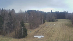 Dojezd hlavní sjezdovky