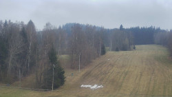 Dojezd hlavní sjezdovky