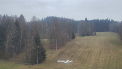 Dojezd hlavní sjezdovky