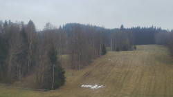 Dojezd hlavní sjezdovky