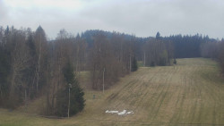 Dojezd hlavní sjezdovky